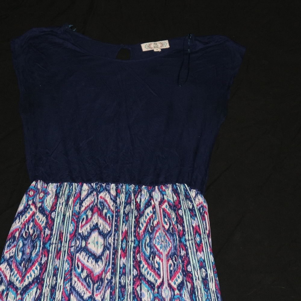 Aztec Patterned Maxi Dress